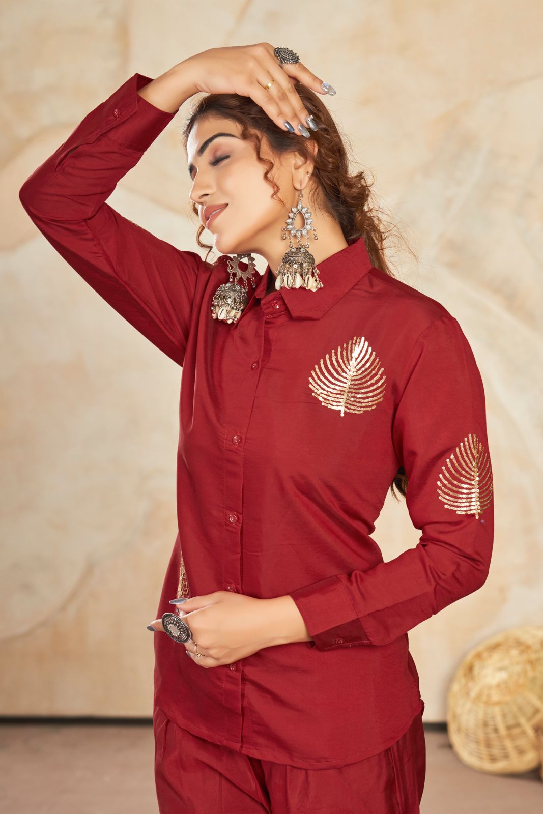 Asopalav By Seamore Modal Silk Women Shirt Pant Wholesale Shop In Surat